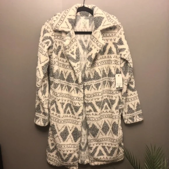 ☁️BILLABONG MONTREAL LONG LINE SHERPA JACKET☁️ - Picture 7 of 13